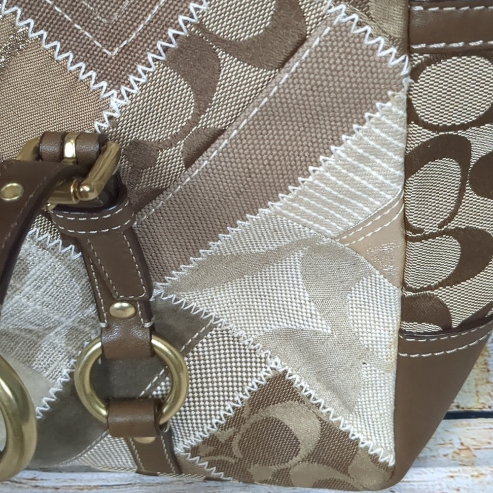 Coach gallery patchwork tote handbag - Picture 6 of 11